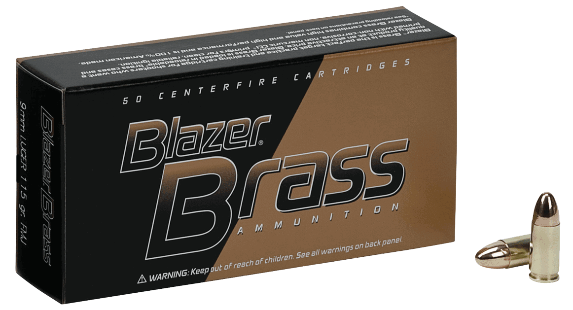 CCI 51991BB Blazer Brass Handgun 9mmLuger 115gr Full Metal Jacket 100rd Box/5 Case CCI 51991BB Blazer Brass Handgun 9mmLuger 115gr Full Metal Jacket 100rd Box/5 Case