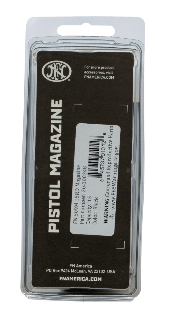 FN 20100348 509  15rd 9mm Luger FN 509 Midsize Black Stainless Steel