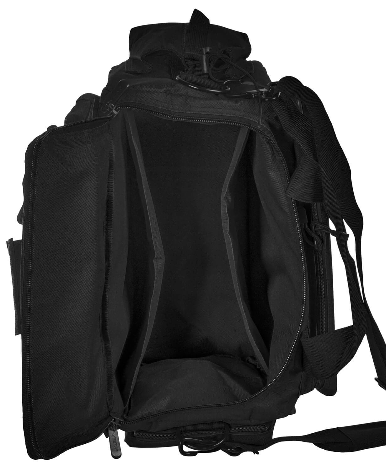 NcStar CVCRB2950B VISM Competition Range Bag with Padded Side Pockets Lockable Zippers Mag Pockets Large D-Rings Wide Padded Shoulder Strap & Black Finish NcStar CVCRB2950B VISM Competition Range Bag with Padded Side Pockets Lockable Zippers Mag Pockets Large D-Rings Wide Padded Shoulder Strap & Black Finish