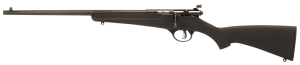 Savage Arms 13843 Rascal Youth 22 LR 1rd 16.12" Matte Blued Carbon Steel Barrel/Receiver Matte Black Synthetic Stock Left Hand