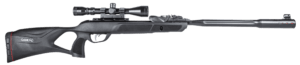 Gamo 6110063354 Swarm Fusion 10X Gen 3 Gas Piston 177 10rd Shot Black Black Fluted Steel Barrel Black Receiver Black All Weather Lightweight Thumbhole Stock Scope 3-9x40mm