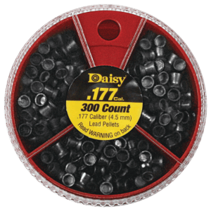 Daisy 987781406 Dial-A-Pellet Premium 177 Lead Flat Nose Pointed Hollow Point 300/Tin Daisy 987781406 Dial-A-Pellet Premium 177 Lead Flat Nose Pointed Hollow Point 300/Tin