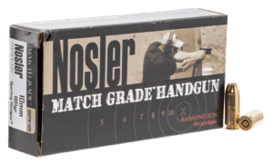 Nosler 51412 Assured Stopping Power Handgun 10mm Auto 180 gr Jacket Hollow Point 50rd Box