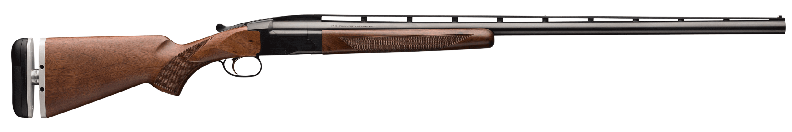 Browning 017088403 BT-99 Micro 12 Gauge 30" Barrel 2.75" 1rd Blued Steel Barrel & Receiver Satin Black Walnut Stock With Graco Butt Pad Plate For Adjustable LOP Trap-Style Recoil Pad (Compact)