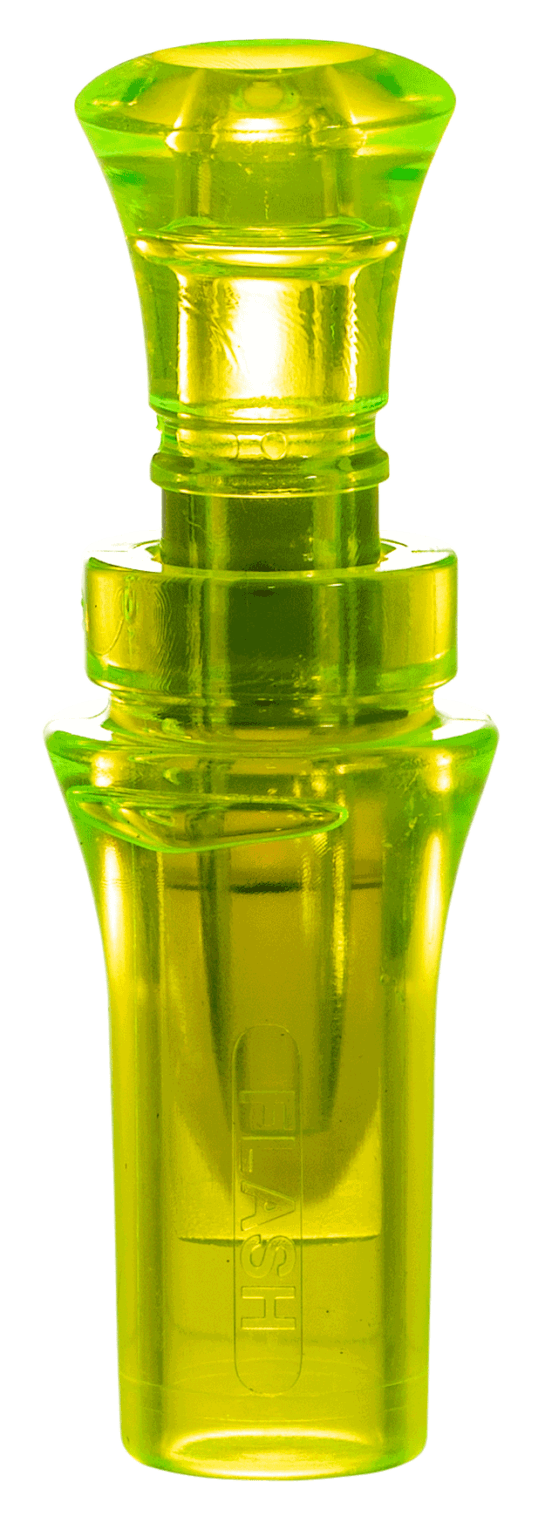 Duck Commander DCFLASH Flash  Open Call Double Reed Mallard Hen Sounds Attracts Ducks Yellow Acrylic