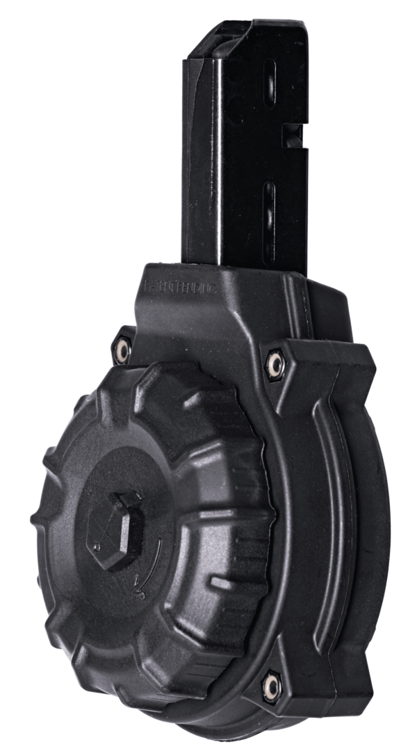 ProMag DRMA10 Standard  50rd Drum 9mm Luger Fits Colt Carbine/SMG Black DuPont Zytel Polymer