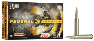 Federal P270L Premium  270Win 130gr Barnes TSX 20rd Box
