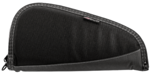 Allen 44413 Deluxe  Handgun Case Black w/Gray Trim  Foam Padding  Non-Absorbent Lining & Lockable Zipper 13″ L