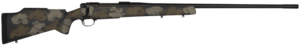 Nosler 42148 M48 Long-Range 300 Win Mag 3+1 26″ Barrel  Graphite Black Cerakote Metal Finish  Black with Green/Tan Sponge Pattern Manners MCS-T Elite Tac Stock