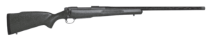 Nosler 47048 M48 Mountain Carbon 6mm Creedmoor 4+1 24″ Carbon Fiber Wrapped Barrel  Tungsten Gray Cerakote Metal Finish  Granite Green Mountain Hunter Stock