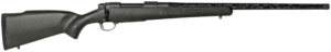 Nosler 47448 M48 Mountain Carbon 300 Win Mag 3+1 24″ Carbon Fiber Wrapped Barrel  Tungsten Gray Cerakote Steel  Granite Green Mountain Hunter Stock
