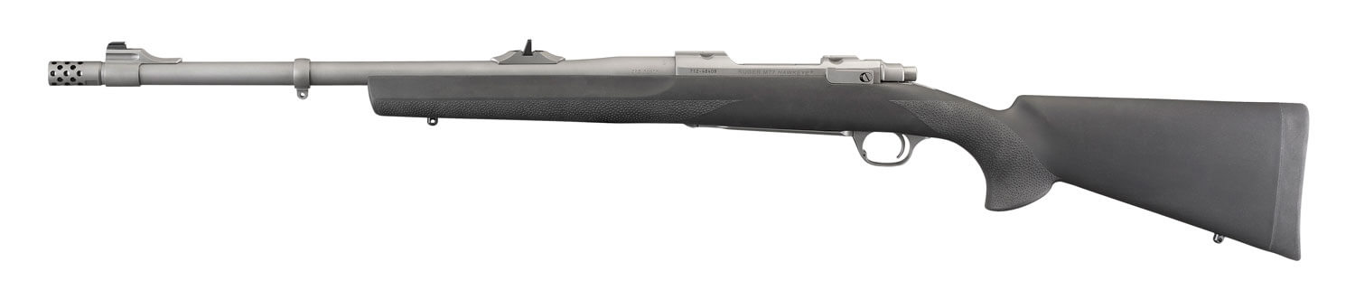 Ruger 57100 Hawkeye Alaskan Full Size 375 Ruger 3+1 20″ Matte Stainless Steel Threaded Barrel Integral Scope Mounts Stainless Steel Receiver Black Hogue OverMolded Synthetic Stock Ruger 57100 Hawkeye Alaskan Full Size 375 Ruger 3+1 20″ Matte Stainless Steel Threaded Barrel Integral Scope Mounts Stainless Steel Receiver Black Hogue OverMolded Synthetic Stock