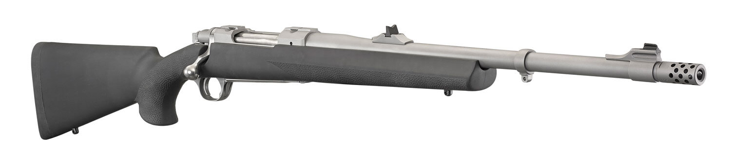 Ruger 57100 Hawkeye Alaskan Full Size 375 Ruger 3+1 20″ Matte Stainless Steel Threaded Barrel Integral Scope Mounts Stainless Steel Receiver Black Hogue OverMolded Synthetic Stock Ruger 57100 Hawkeye Alaskan Full Size 375 Ruger 3+1 20″ Matte Stainless Steel Threaded Barrel Integral Scope Mounts Stainless Steel Receiver Black Hogue OverMolded Synthetic Stock