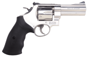 Smith & Wesson 12463 Model 610  10mm Auto or 40 S&W Stainless Steel 4″ Barrel  6rd Cylinder & N-Frame  Black Polymer Grip  Internal Lock