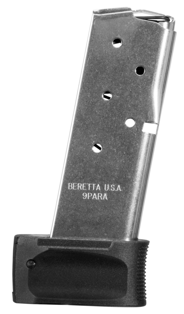 Beretta USA JFAPXCARRY6EXT APX Floor Plate Extended 9mm Luger Beretta APX Carry Polymer Black