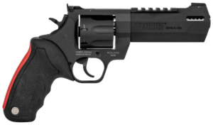 Taurus 2357051RH Raging Hunter  Large Frame 357 Mag/38 Special +P 7rd 5.12″ Matte Stainless Ported Barrel  Black Anodized Shroud w/Picatinny Rail  Matte Black Oxide Steel Cylinder & Frame  Black Rubber Grip w/Integrated Cushion Insert   Exposed Hammer