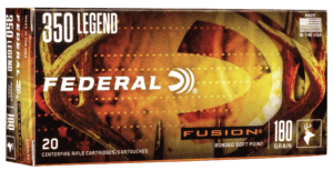 Federal F350LFS1 Fusion  350Legend 160gr Bonded Soft Point 20rd Box
