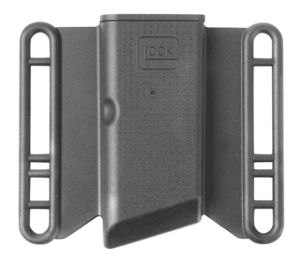 Glock MP033612 Mag Pouch  OWB Black Polymer  Belt Slide Mount Up To 2.25″ Wide  Fits Glock 42 Magazines Only