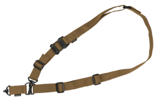 Magpul MAG953COY MS4 QDM Sling made of Coyote Nylon Webbing with 1.25″ W Adjustable One-Two Point Design & Swivels for AR Platforms Magpul MAG953COY MS4 QDM Sling made of Coyote Nylon Webbing with 1.25″ W Adjustable One-Two Point Design & Swivels for AR Platforms