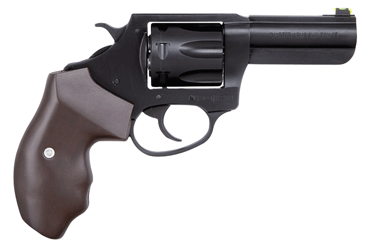 Charter Arms 63270 Professional 32 H&R Mag 7 Shot 3″ Black Nitride Steel Barrel Cylinder & Frame w/Walnut Finger Grooved Grip Charter Arms 63270 Professional 32 H&R Mag 7 Shot 3″ Black Nitride Steel Barrel Cylinder & Frame w/Walnut Finger Grooved Grip