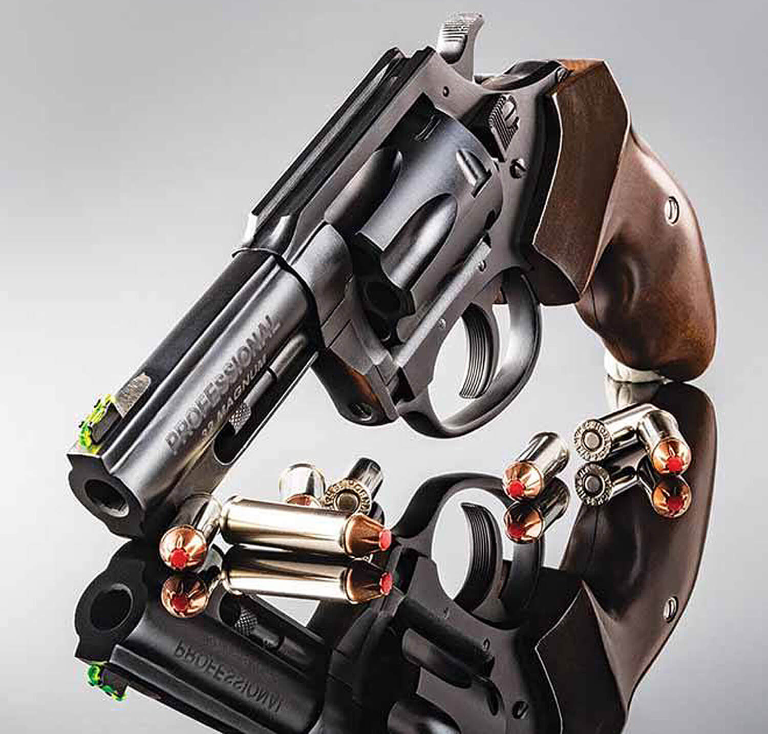 Charter Arms 63270 Professional 32 H&R Mag 7 Shot 3″ Black Nitride Steel Barrel Cylinder & Frame w/Walnut Finger Grooved Grip Charter Arms 63270 Professional 32 H&R Mag 7 Shot 3″ Black Nitride Steel Barrel Cylinder & Frame w/Walnut Finger Grooved Grip