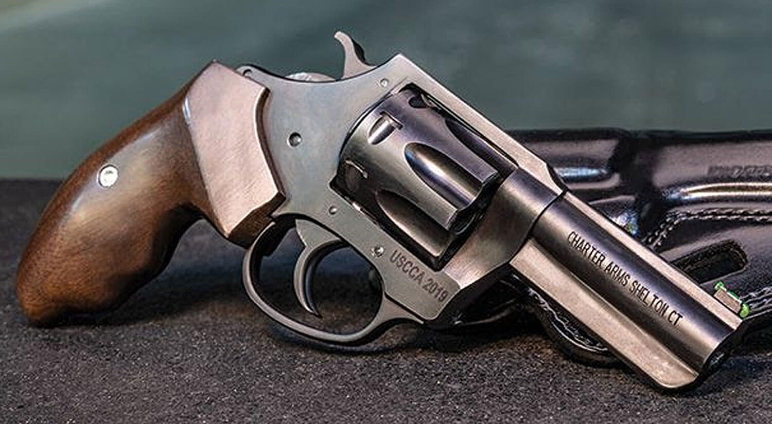 Charter Arms 63270 Professional 32 H&R Mag 7 Shot 3″ Black Nitride Steel Barrel Cylinder & Frame w/Walnut Finger Grooved Grip Charter Arms 63270 Professional 32 H&R Mag 7 Shot 3″ Black Nitride Steel Barrel Cylinder & Frame w/Walnut Finger Grooved Grip