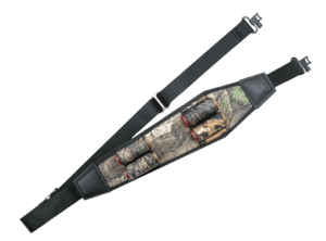 GrovTec US Inc GTSL116 Shotgun Ammo  with Realtree Xtra Finish  Padded Design  4 Shell Loops & Locking Swivels for Shotguns