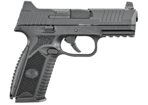 FN 66100587 509M MRD Mid-Size 9mm Luger 15+1 4″ Black Recessed Crown Barrel  Matte Black Optic Ready/Serrated Stainless Steel Slide  Matte Black Polymer Frame w/Picatinny Rail  Ambidextrous