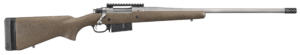 Ruger 47197 Hawkeye Long-Range Hunter Full Size 6.5 PRC 3+1 22″ Matte Stainless Steel Threaded Barrel Picatinny Rail Stainless Steel Receiver Black Speckled Brown Adj LOP Laminate Stock Ruger 47197 Hawkeye Long-Range Hunter Full Size 6.5 PRC 3+1 22″ Matte Stainless Steel Threaded Barrel Picatinny Rail Stainless Steel Receiver Black Speckled Brown Adj LOP Laminate Stock