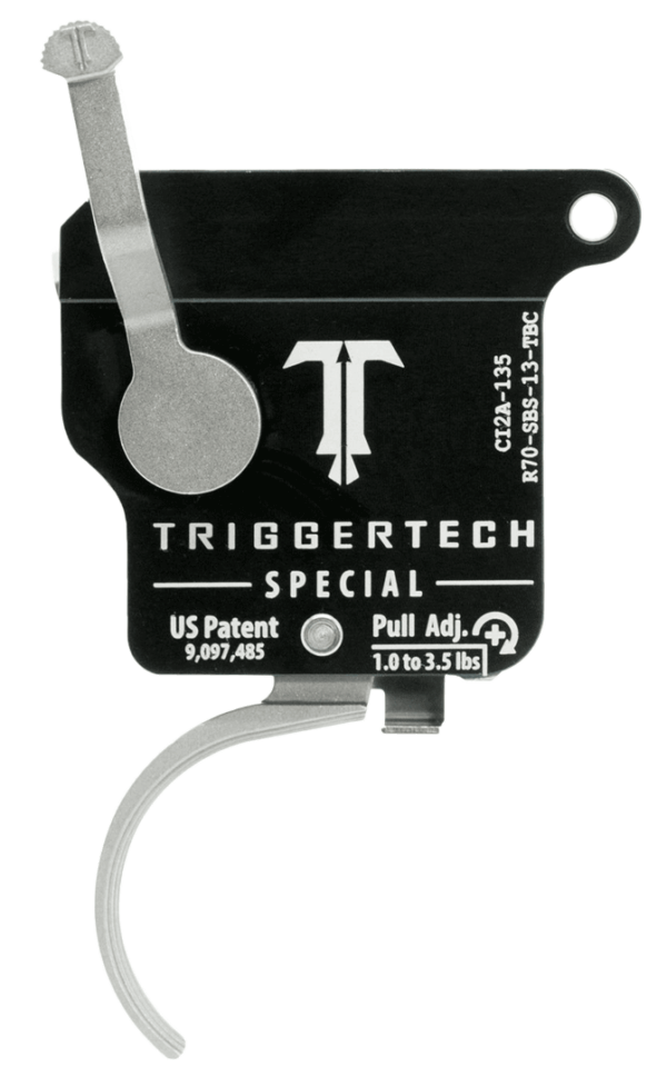 TriggerTech R70SBS13TBC Special Single-Stage Traditional Curved Trigger with 1-3.50 lbs Draw Weight for Remington 700 Right TriggerTech R70SBS13TBC Special Single-Stage Traditional Curved Trigger with 1-3.50 lbs Draw Weight for Remington 700 Right