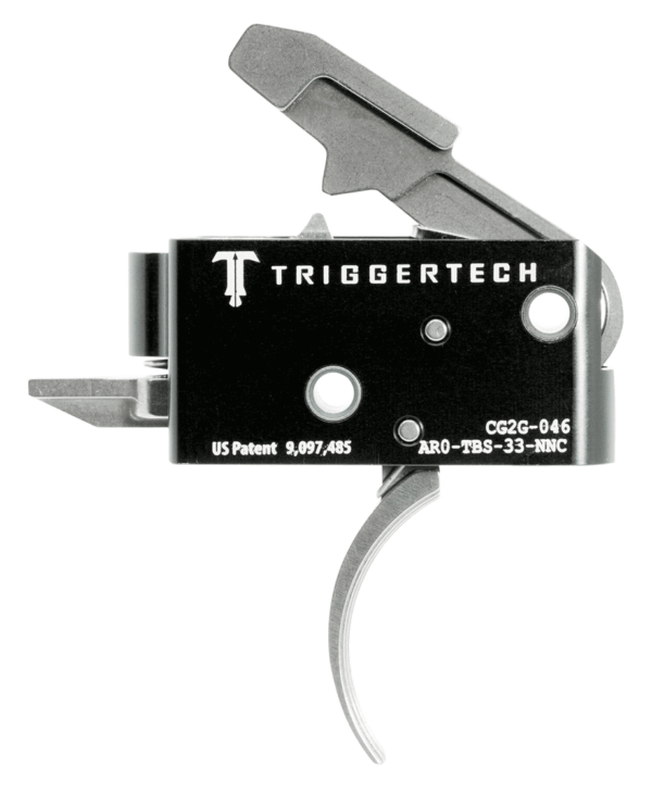TriggerTech AR0TBS33NNC Competitive Primary Two-Stage Traditional Curved Trigger with 3.50 lbs Draw Weight for AR-15 Right TriggerTech AR0TBS33NNC Competitive Primary Two-Stage Traditional Curved Trigger with 3.50 lbs Draw Weight for AR-15 Right