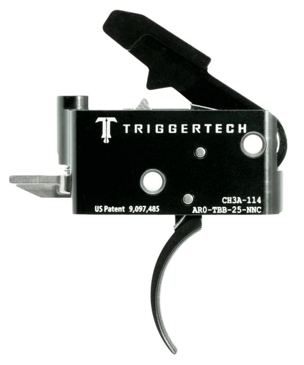 TriggerTech AROTBB25NNC Adaptable Primary Two-Stage Traditional Curved Trigger with 2.50-5 lbs Draw Weight for AR-15 Right TriggerTech AROTBB25NNC Adaptable Primary Two-Stage Traditional Curved Trigger with 2.50-5 lbs Draw Weight for AR-15 Right