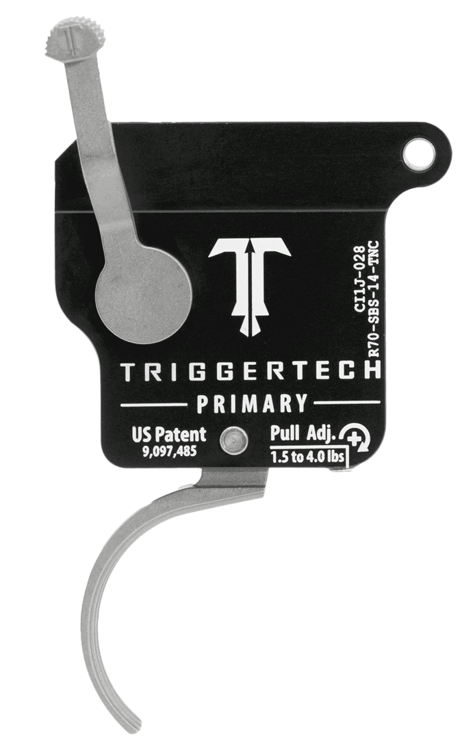 TriggerTech R70SBS14TNC Primary Without Bolt Release Single-Stage Traditional Curved Trigger with 1.50-4 lbs Draw Weight for Remington 700 Right TriggerTech R70SBS14TNC Primary Without Bolt Release Single-Stage Traditional Curved Trigger with 1.50-4 lbs Draw Weight for Remington 700 Right