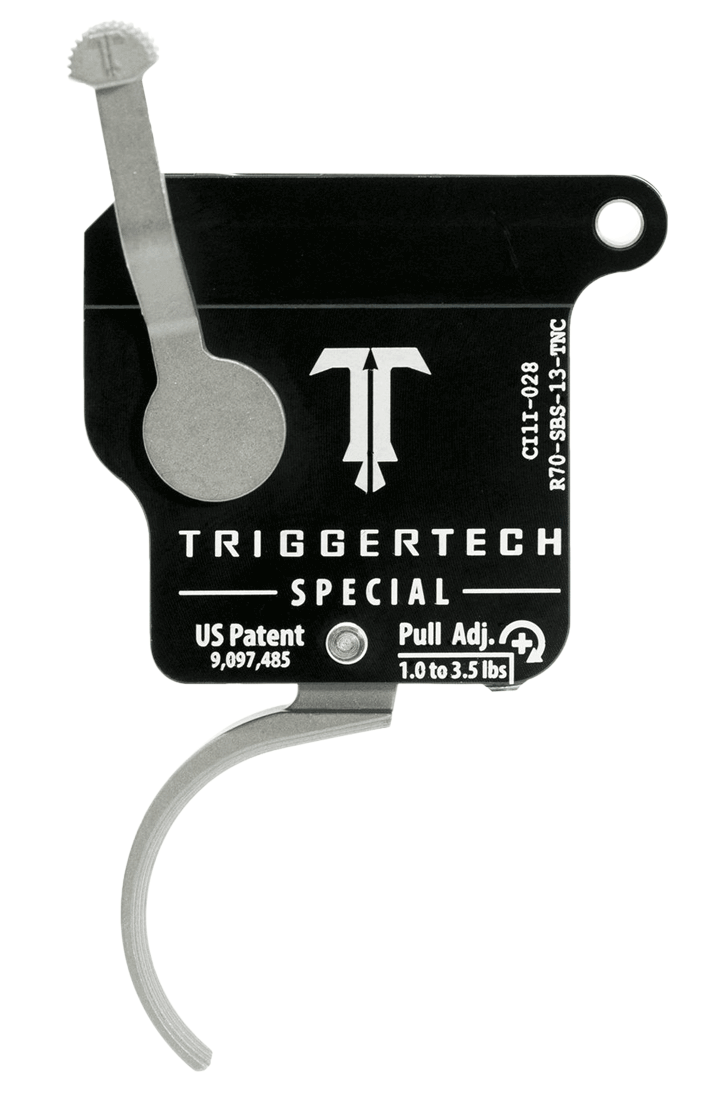 TriggerTech R70SBS13TNC Special Without Bolt Release Single-Stage Traditional Curved Trigger with 1-3.50 lbs Draw Weight for Remington 700 Right TriggerTech R70SBS13TNC Special Without Bolt Release Single-Stage Traditional Curved Trigger with 1-3.50 lbs Draw Weight for Remington 700 Right