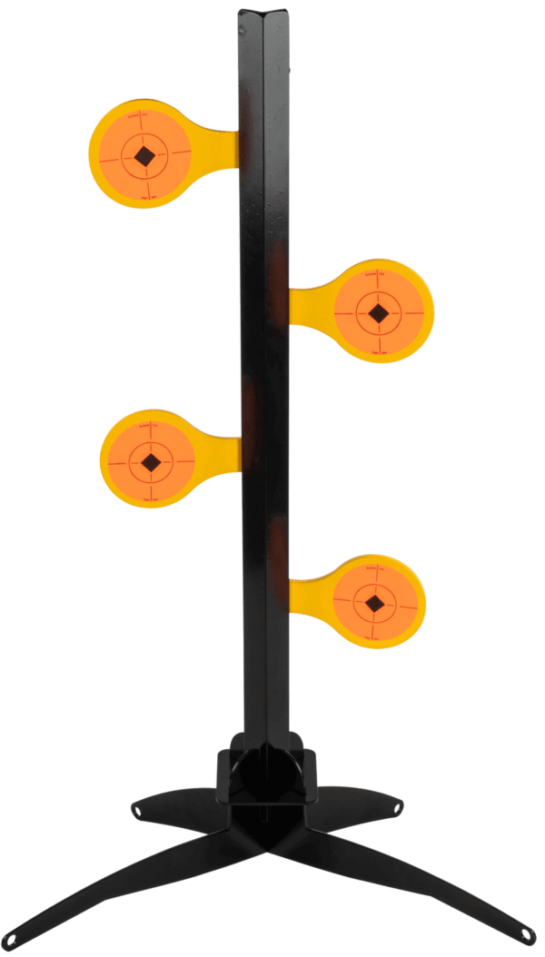 Birchwood Casey 47421 World of Targets Dueling Tree 3.50″ Rimfire Pistol/Rifle Orange/Yellow Steel Circle w/Crosshair & Diamond