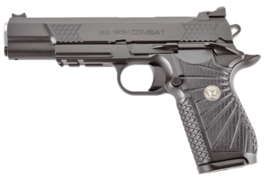 Wilson Combat ACPSOM45 ACP Commander 45 ACP 8+1 4.25″ Stainless Match Grade Barrel  Black Serrated Carbon Steel Slide  Black Armor-Tuff Carbon Steel Frame w/Beavertail  Black G10 Eagle Claw Grip  Ambidextrous