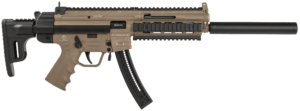 GSG GSG215GERGGSG1622T GSG-16 Full Size 22 LR 22+1 16.25 Black Tan Polymer Receiver Black Collapsible w/Storage Compartment Stock Right Handā GSG GSG215GERGGSG1622T GSG-16 Full Size 22 LR 22+1 16.25 Black Tan Polymer Receiver Black Collapsible w/Storage Compartment Stock Right Handā