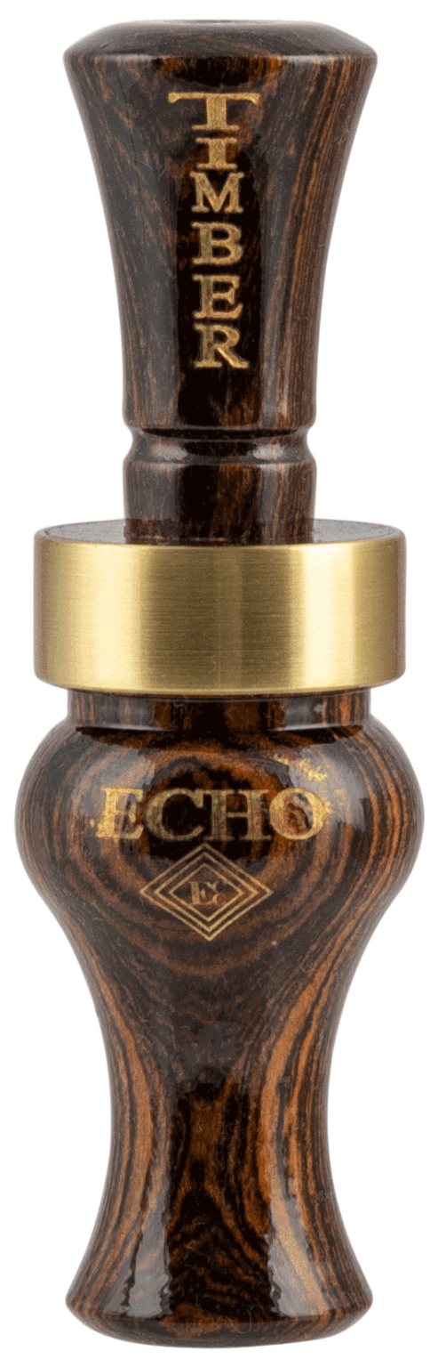 Echo Calls 78015 Timber  Single Reed Mallard Hen Sounds Attracts Ducks Brown Bocote Timber