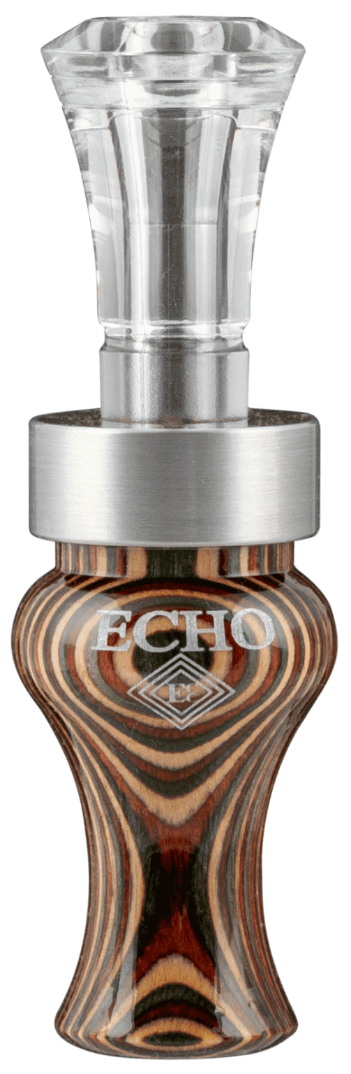 Echo Calls 77754 Timber  Double Reed Mallard Sounds Attracts Ducks Multi Color DiamondWood