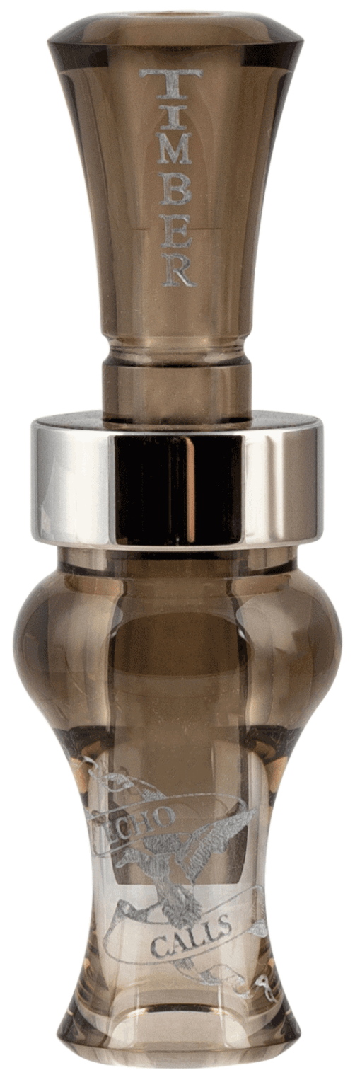 Echo Calls 77730 Timber  Single Reed Mallard Hen Sounds Attracts Ducks Smoke Gray Acrylic
