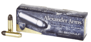 Alexander Arms AB200ARXBX PolyCase Inceptor ARX  50Beowulf 200gr Inceptor ARX 20rd Box