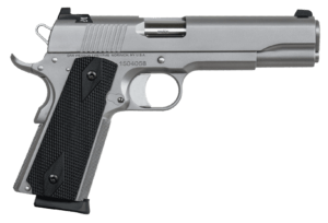 Dan Wesson 01827 V-Bob  45 ACP 8+1 4.25″ Match Grade Barrel  Forged Stainless Steel Frame w/Beavertail  Serrated Bead Blasted Stainless Steel Slide  Black G10 Grip