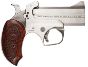 Bond Arms BASS Snakeslayer Original 45 Colt (Long Colt) 410 Gauge 2rd Shot 3.50″ Stainless w/Rosewood Grips Bond Arms BASS Snakeslayer Original 45 Colt (Long Colt) 410 Gauge 2rd Shot 3.50″ Stainless w/Rosewood Grips