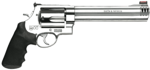 Smith & Wesson 163501 Model 500 500 S&W Mag Stainless Steel 8.38″ Threaded Barrel & 5rd Cylinder Satin Stainless Steel X-Frame Interchangeable HiViz Red Dot Front Sight & Compensator Two Muzzle Brakes Smith & Wesson 163501 Model 500 500 S&W Mag Stainless Steel 8.38″ Threaded Barrel & 5rd Cylinder Satin Stainless Steel X-Frame Interchangeable HiViz Red Dot Front Sight & Compensator Two Muzzle Brakes