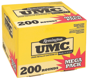 Remington Ammunition 23775 UMC Mega Pack 223 Rem 45 gr Jacket Hollow Point 200 Per Box/ 4 Cs Remington Ammunition 23775 UMC Mega Pack 223 Rem 45 gr Jacket Hollow Point 200 Per Box/ 4 Cs