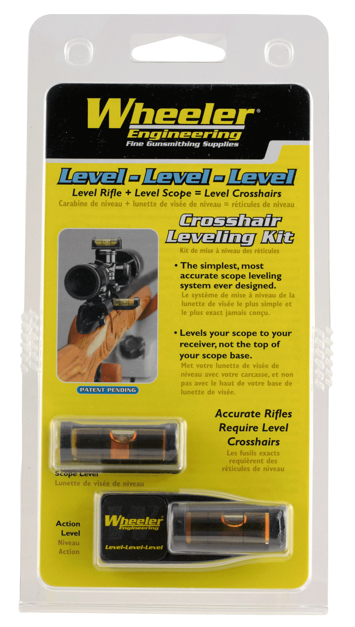 Wheeler 113088 Level-Level-Level Black/Yellow Rifle Wheeler 113088 Level-Level-Level Black/Yellow Rifle
