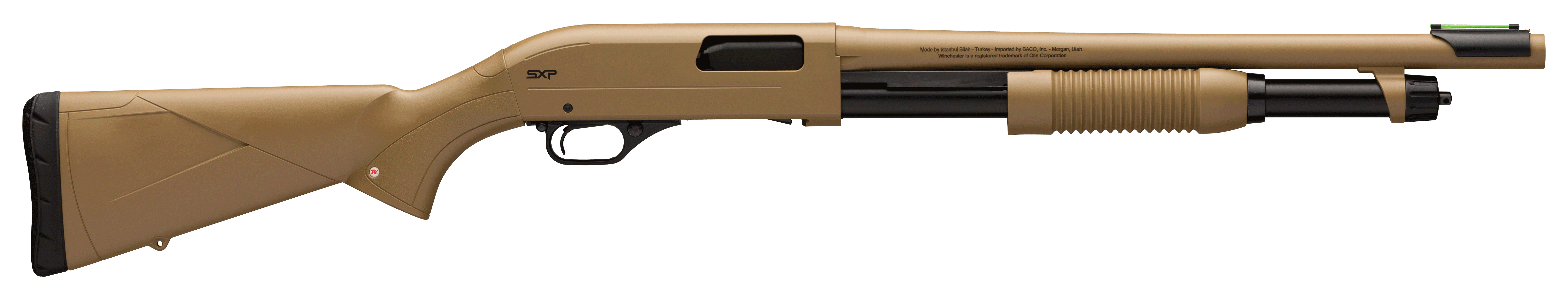 Winchester Repeating Arms 512326395 SXP Defender 12 Gauge 3″ 5+1 (2.75″) 18″ Steel Barrel w/Chrome-Plated Chamber & Bore TruGlo Fiber Optic Sight Drilled & Tapped Alloy Receiver Full Coverage Flat Dark Earth Synthetic Stock w/Inflex Recoil Pad Winchester Repeating Arms 512326395 SXP Defender 12 Gauge 3″ 5+1 (2.75″) 18″ Steel Barrel w/Chrome-Plated Chamber & Bore TruGlo Fiber Optic Sight Drilled & Tapped Alloy Receiver Full Coverage Flat Dark Earth Synthetic Stock w/Inflex Recoil Pad