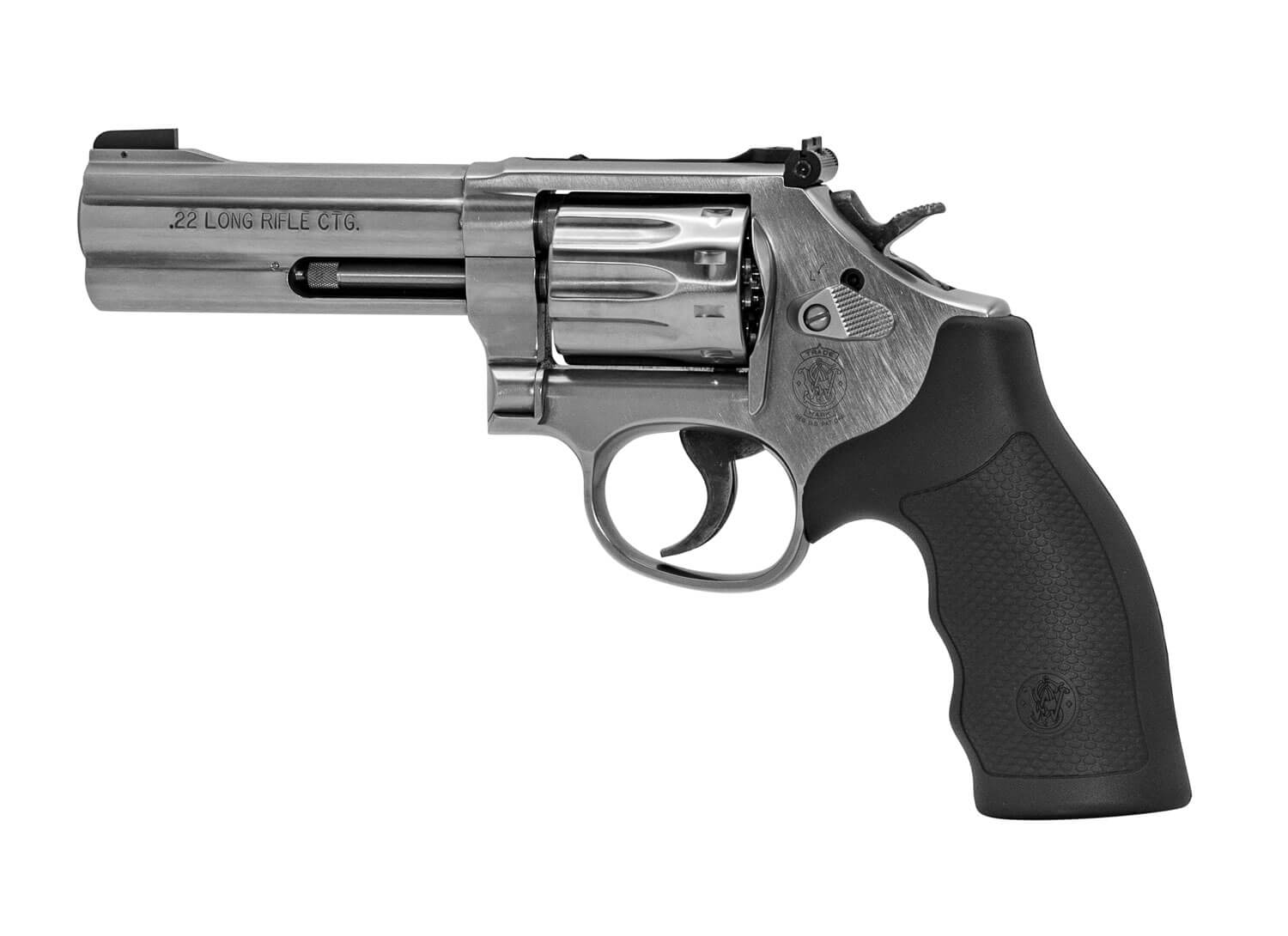 Smith & Wesson 160584 Model 617 22 LR Stainless Steel 4" Barrel & 10rd Cylinder Satin Stainless Steel K-Frame Black Polymer Grip Internal Lock - Image 6
