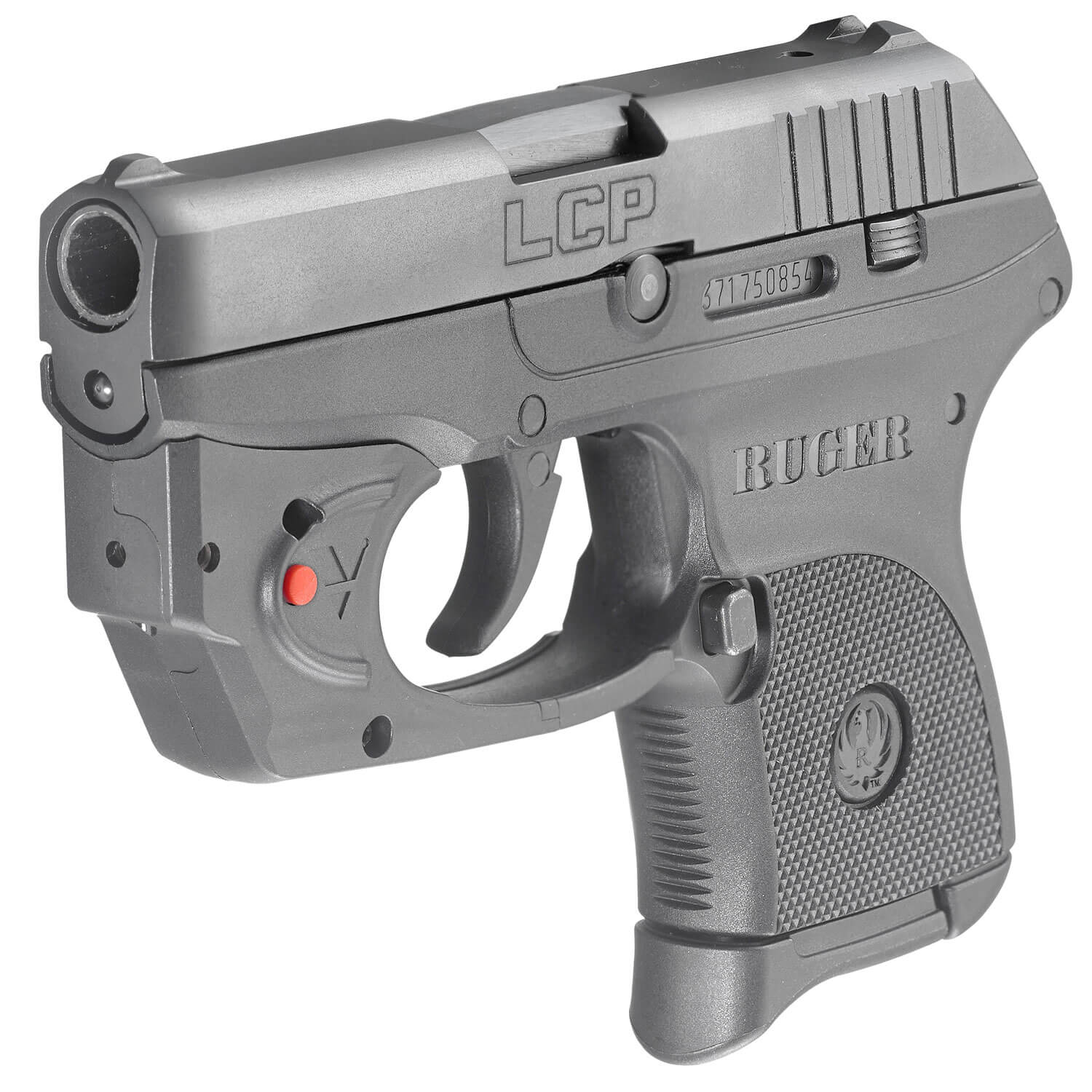 Ruger 3752 LCP w/Laser 380 ACP 6+1 2.75″ Black Steel Barrel Black Oxide Serrated Steel Slide Black Polymer Frame Black Polymer Grip Viridian E-Series Red Laser Ruger 3752 LCP w/Laser 380 ACP 6+1 2.75″ Black Steel Barrel Black Oxide Serrated Steel Slide Black Polymer Frame Black Polymer Grip Viridian E-Series Red Laser