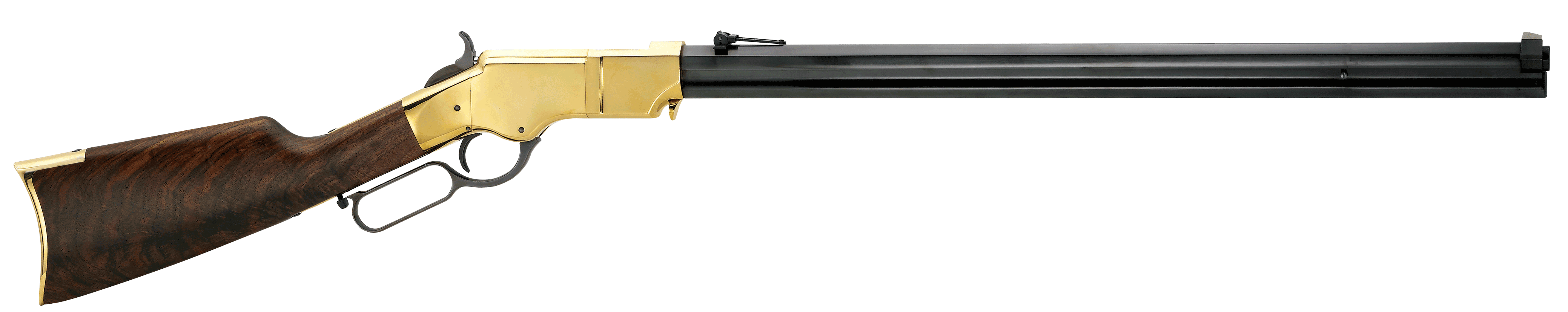 Henry H011C Original Henry Rifle 45 Colt (LC) Caliber with 13+1 Capacity 24.50″ Blued Barrel Polished Brass Metal Finish & Fancy American Walnut Stock Right Hand (Full Size) Henry H011C Original Henry Rifle 45 Colt (LC) Caliber with 13+1 Capacity 24.50″ Blued Barrel Polished Brass Metal Finish & Fancy American Walnut Stock Right Hand (Full Size)